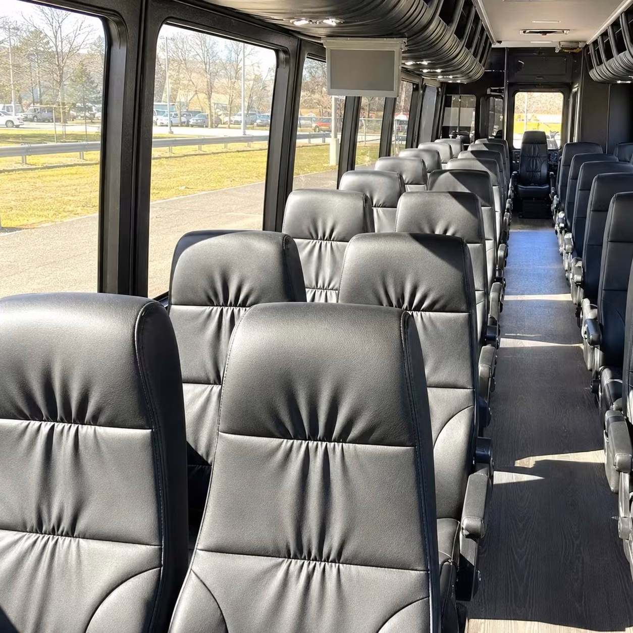25 passenger minibus interior