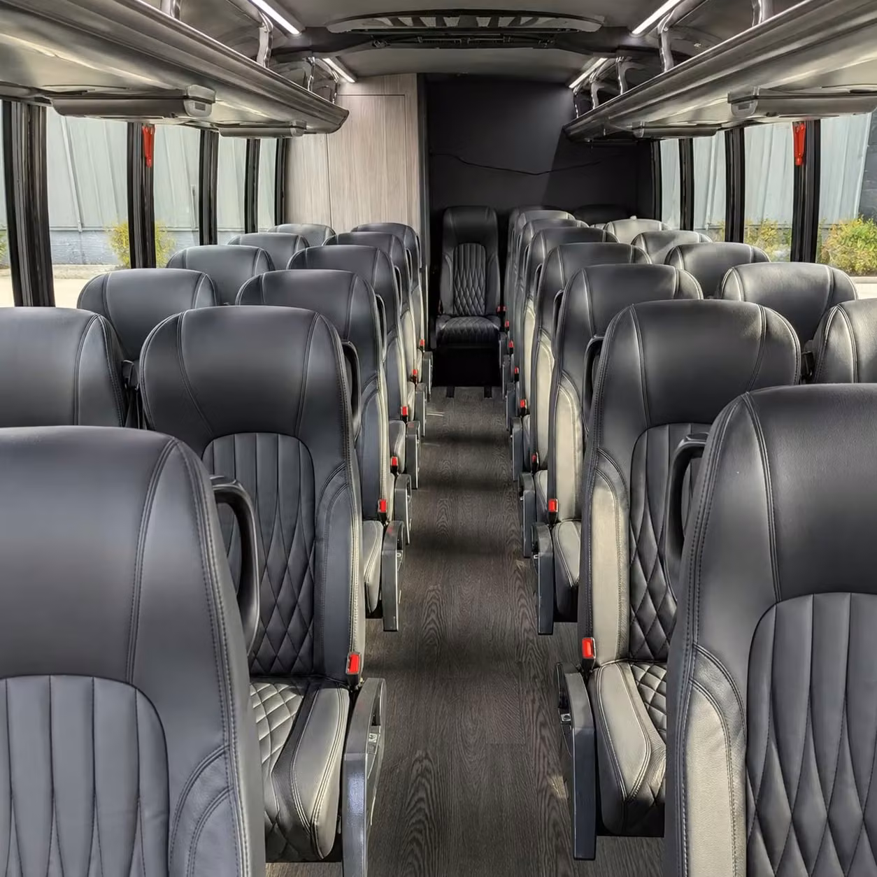 28 passenger minibus interior