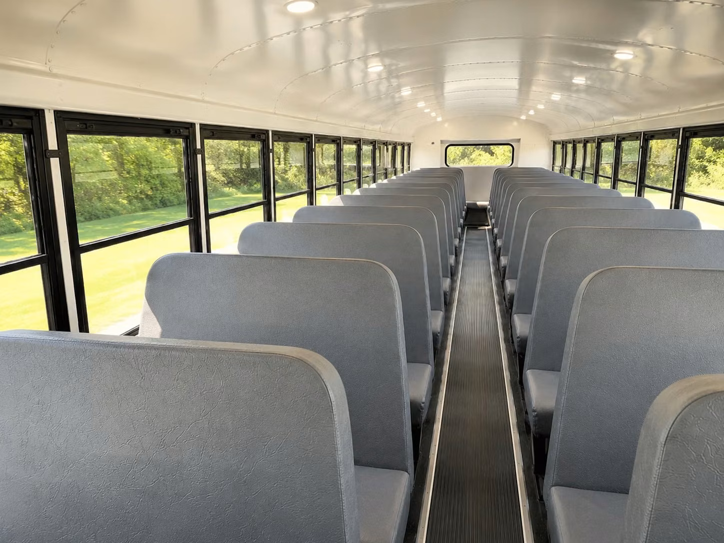 school bus interior