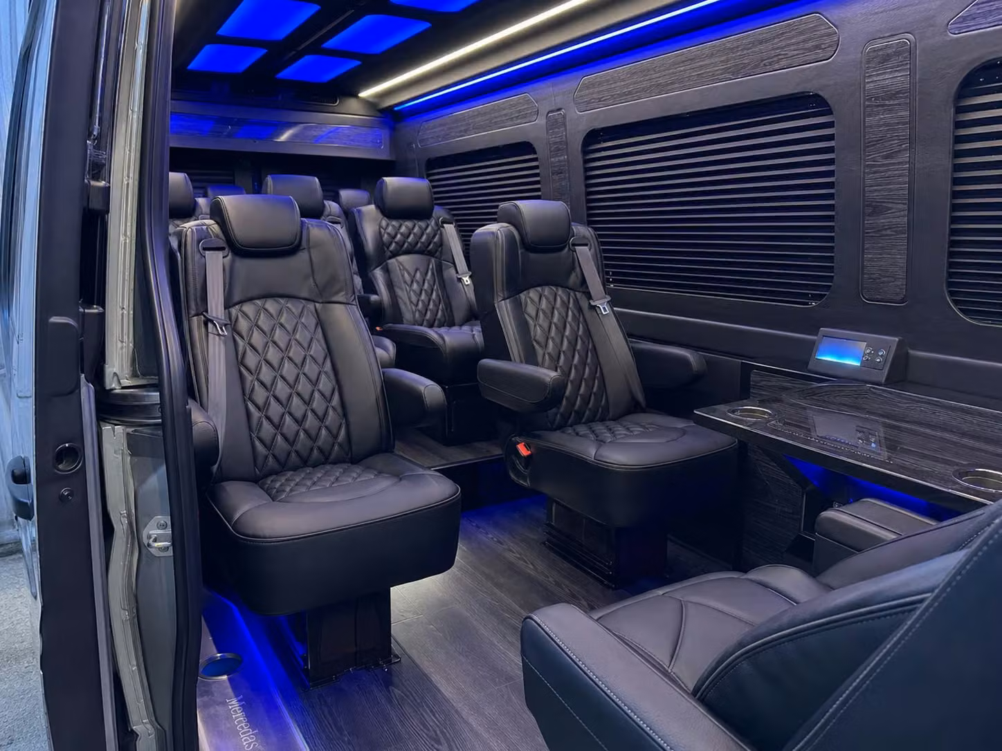 sprinter van transportation for groups and events across huntington beach