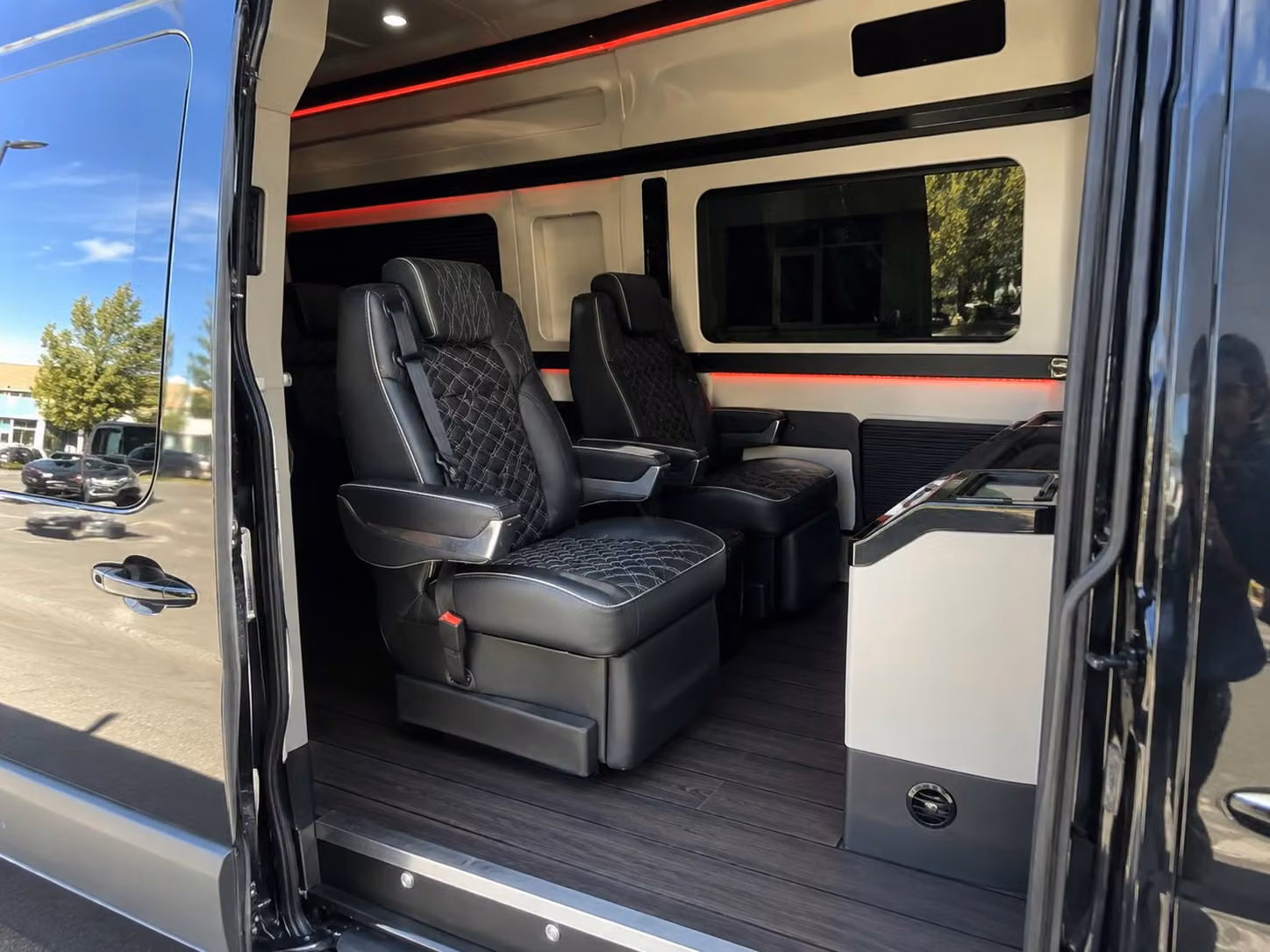 sprinter van with driver interior
